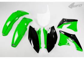 Kit Pastiche Complete Ufo Plast Per Kawasaki Kxf 250 2009 > 2012 OEM