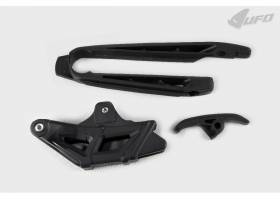 Chain Guide + Swingarm Chain Slider Kit Ufo Plast For Ktm Exc All Models {{year_system}}