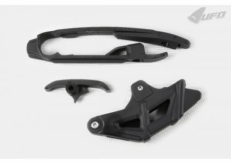 KT04067 Chain Guide + Swingarm Chain Slider Kit Ufo Plast For Ktm Sx All Models 
