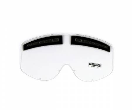LE02184 Lentille transparente ventilée UFO PLAST pour lunettes de motocross BULLET