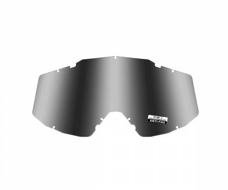 LE02202 Dunkel verspiegelte UFO PLAST-Linse für MYSTIC Motocross-Brillen