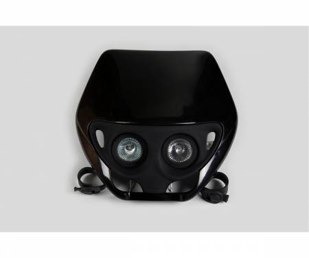 PF01688 UFO PLAST Motocross Headlight "Twins" halogen ( double bulbs) 12V 35 / W