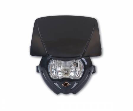 PF01708 UFO PLAST Motocross Headlight "Panther" 12V 35 / W ( approved) black