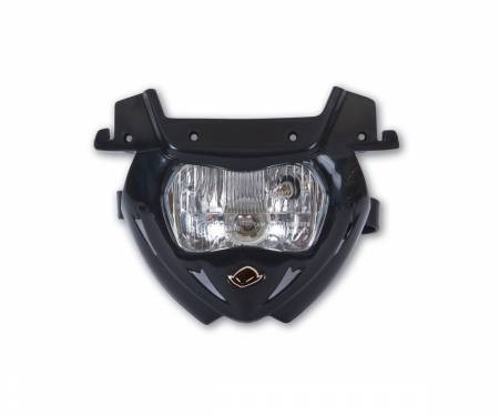 PF01711 UFO PLAST Replacement Plastic for Motocross Headlight Lower part "Panther" (12V 35 / W)  (approved) black
