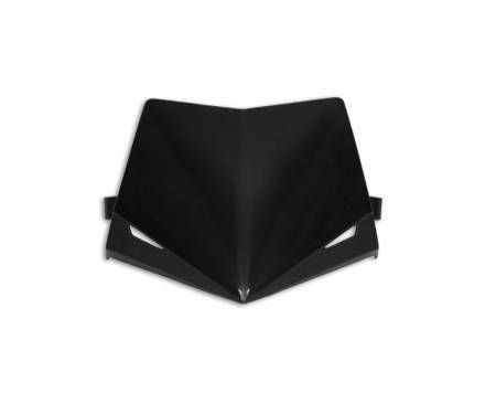 PF01713 UFO PLAST Replacement plastic for Motocross Headlight upper part "Stealth"  black