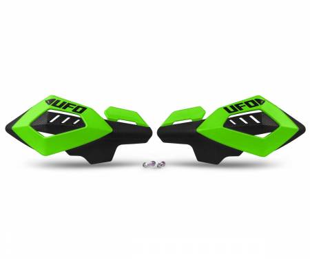 PM01658 UFO PLAST Motocross HandGuards "Arches" green