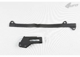 Chain Guide + Swingarm Chain Slider Kit Ufo Plast For Suzuki Rmz 250 2010 > 2018