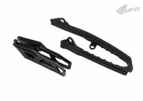 Chain Guide + Swingarm Chain Slider Kit Ufo Plast For Suzuki Rmz 250 2019 > 2021