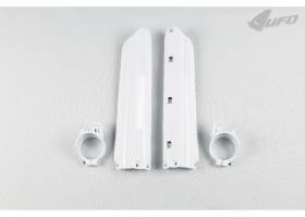 Fork Slider Protectors Ufo Plast For Yamaha Yz 125 1991 > 1995 White YA