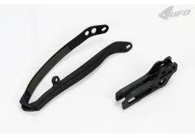 Chain Guide + Swingarm Chain Slider Kit Ufo Plast For Yamaha Wrf 450 2009 > 2021