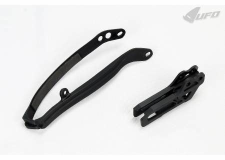 YA04807 Chain Guide + Swingarm Chain Slider Kit Ufo Plast For Yamaha Yz 125 2009 > 2014