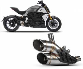 Complete Exhaust Zard Stainless steel for DUCATI DIAVEL 1260 2020 > 2021