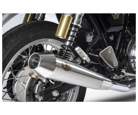 ZRE001S10SSO-P Exhaust Mufflers Zard Conico Stainless steel ROYAL ENFIELD CONTINENTAL GT 2021 > 2022