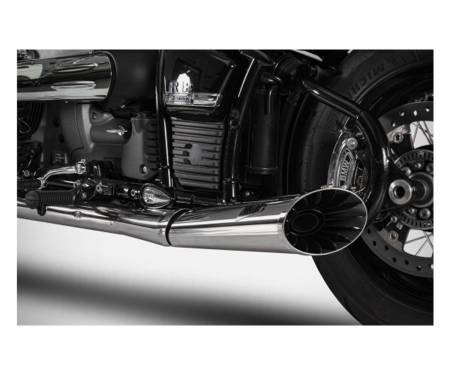 ZBW002S10SSO Exhaust Mufflers Zard Lucidatura a specchio Stainless steel for BMW R18 2020 > 2021
