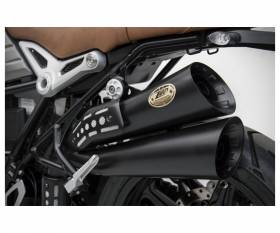 Exhaust Mufflers Zard HARDY Stainless steel Black for BMW R NINE-T 2021 > 2022