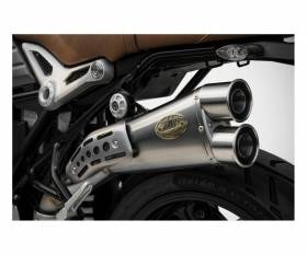 Exhaust Mufflers Zard High Limited Stainless steel Black BMW R NINE-T 2021 > 2022
