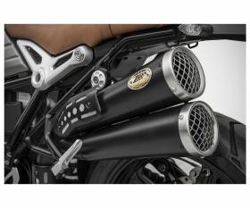 Exhaust Mufflers Zard THUNDERBOLT E5 Stainless steel Black BMW R NINE-T 2021 > 2022