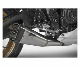 Complete Exhaust Zard 2>1 SHORT Stainless steel for YAMAHA R7 2021 > 2023