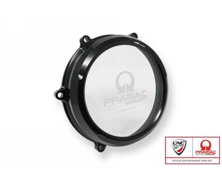 CA210BPR Clear Oil Bath Clutch Cover Pramac Racing Limited Edition Cnc Racing Ducati Streetfighter V4 S 2020 > 2022
