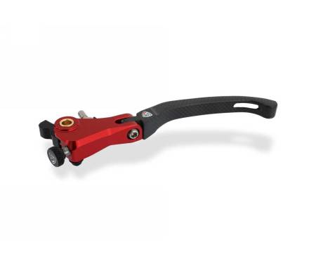 LCR12KR Clutch Lever Folding Red Race Carbon Cnc Racing Ducati Multistrada 1200 S 2010 > 2017