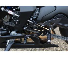 Adjustable Rear Sets Bicolor Cnc Racing Mv Agusta Superveloce 800 Serie Oro 2020