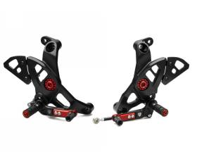 Adjustable Rear Sets Cnc Racing Black Ducati Supersport 950 S 2021 > 2022