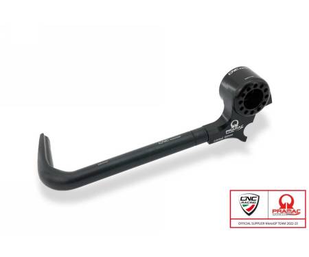 PLM02BPR Lever Guard Street Clutch Lever Protector With Bar End Mirror Housing Pramac Racing Limited Edition Cnc Racing Ducati Monster 695 2006 > 2008