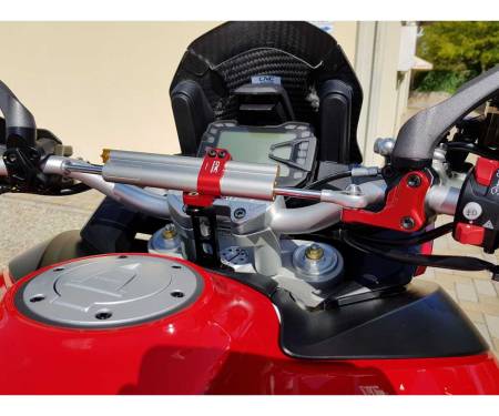 SD104B Supporto Ammortizzatore Di Sterzo Cnc Racing Ducati Multistrada 950 2017 > 2018