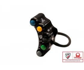 Pulsantiera Sinistra Pramac Racing Lim. Ed. Versione Racing Cnc Racing Nero Ducati Hyperstrada 821 2013 > 2015