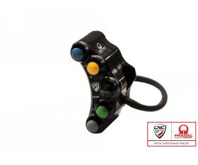 Pulsantiera Sinistra Versione Race Pramac Racing Limited Edition Cnc Racing Nero Ducati Streetfighter V4 Sp 2022 > 2023