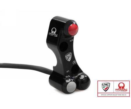 SWD15BPR Right Handlebar Switch Brembo Billet Cnc And Forged Brake Master Cylinder Pramac Racing Limited Edition Cnc Racing Black Ducati Superbike Panigale V4 2018 > 2022