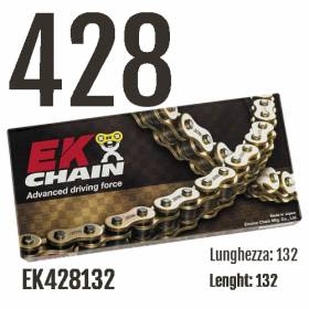 EK428132 Chain EK CHAINS Step 428 size 132 for APRILIA RS REPLICA 2001 > 2005 50