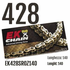 EK428SROZ140 Kette EK CHAINS Step 428 Größe 140 für HONDA CB125R 2018 > 2021 125