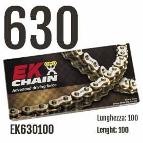 EK630100 Chaîne EK CHAINS Step 630 taille 100 pour KAWASAKI Z-C 1980 > 1987 750
