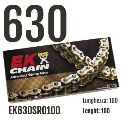 EK630SRO100 Chaîne EK CHAINS Step 630 taille 100 pour KAWASAKI Z -A 1979 > 1980 1000