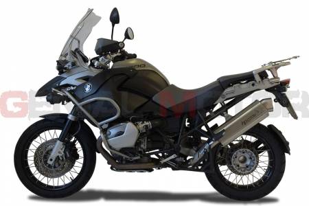 BMW4TR1020S-AB Exhaust Hp Corse 4-Track Satin Bmw R 1200 Gs 2004 > 2009