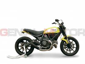 Tubo De Escape Hp Corse Evoxtreme 260 Negro Ducati Scrambler 800 2015 > 2020
