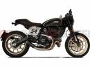 Exhaust Hp Corse Gp07 Ghiera Black Ducati Scrambler 800 2015 > 2020