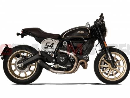 DUGP1010BG-AB Tubo De Escape Hp Corse Gp07 Ghiera Negro Ducati Scrambler 800 2015 > 2020