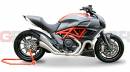 Terminale Di Scarico Hp Corse Hydroform Satin 2X1 Ducati Diavel 2011 > 2016