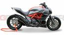 Terminale Di Scarico Hp Corse Hydroform Black 2X1 Ducati Diavel 2011 > 2016