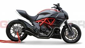 Auspuff Hp Corse Hydroform Schwarz Ducati Diavel 2011 > 2016