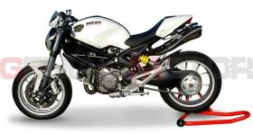 Tubo De Escape Hp Corse Hydroform Blk Ducati Monster 696 796 1100 2007 > 2014