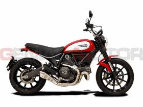 Tubo De Escape Hp Corse Hydroform Satin Ducati Scrambler 800 2015 > 2020