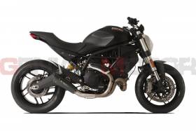Terminale Di Scarico Hp Corse Evoxtreme 260 Black Ducati Monster 797 2017 > 2020