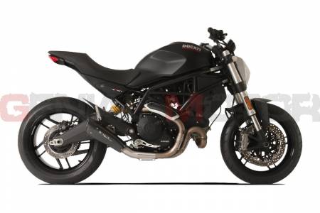 XDUEVO26M797B-AB Pot D'Echappement Hp Corse Evoxtreme 260 Noir Ducati Monster 797 2017 > 2020