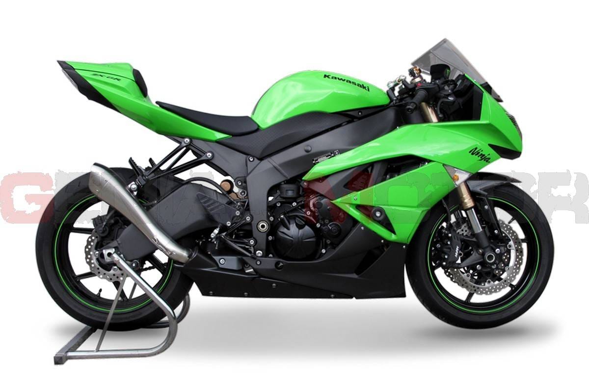  KAHY1023-AB Exhaust Hp Corse Hydroform Satin Kawasaki Zx 6 R